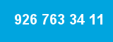 926 763 34 11